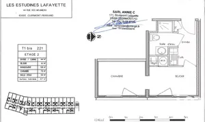 Studio à Clermont-Ferrand (63000)