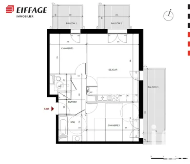 Apartment at Asnières-sur-Seine (92600)