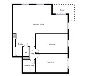 Apartment at Longjumeau (91160)