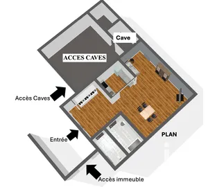 Studio at Nantes (44300)