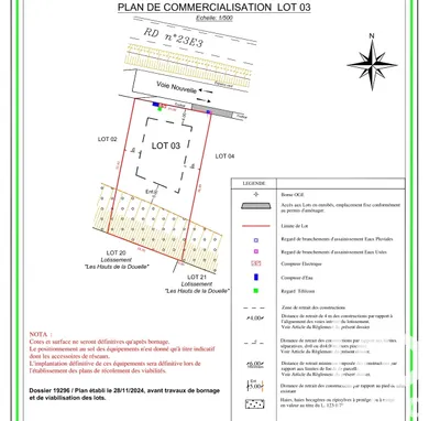Terrain à Bourg (33710)