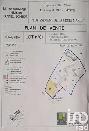 Terrain à bâtir à Mesnil-Roc'h (35720)