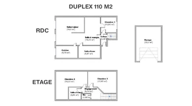 Duplex à Châtonnay (38440)