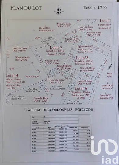 Terrain à bâtir à Razès (87640) — 5/6