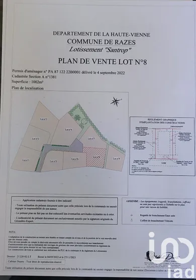 Building plot at Razès (87640) — 6/6