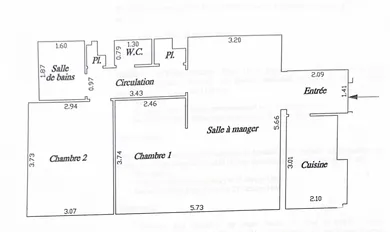 Apartment at Paris (75019) — 13/14