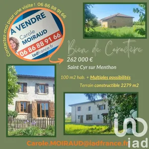 Maison de village à Saint-Cyr-sur-Menthon (01380)
