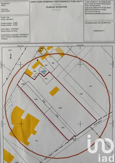 Terrain à bâtir à Saint-Maur (36250)