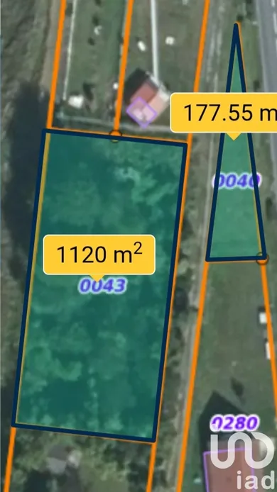 Terrain à bâtir à Monthenault (02860)