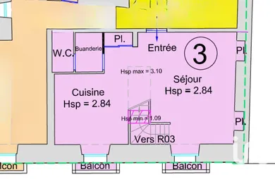 Appartement à Tournon-sur-Rhône (07300)