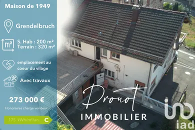 Maison à Grendelbruch (67190)