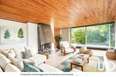 Maison d'architecte à Marnes-la-Coquette (92430)