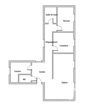 Apartment in Courbevoie (92400)