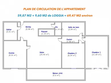Appartement à Saint-Pierre-des-Corps (37700) — 9/10