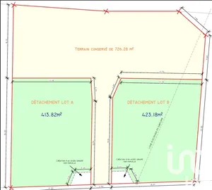 Building plot at Montaut (64800)