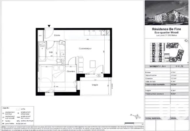 Appartement à Melun (77000)