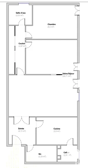 Appartement à Le Mans (72000)
