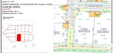 Building plot at Merfy (51220)