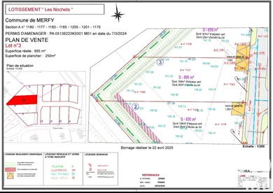 Terrain à bâtir à Merfy (51220)