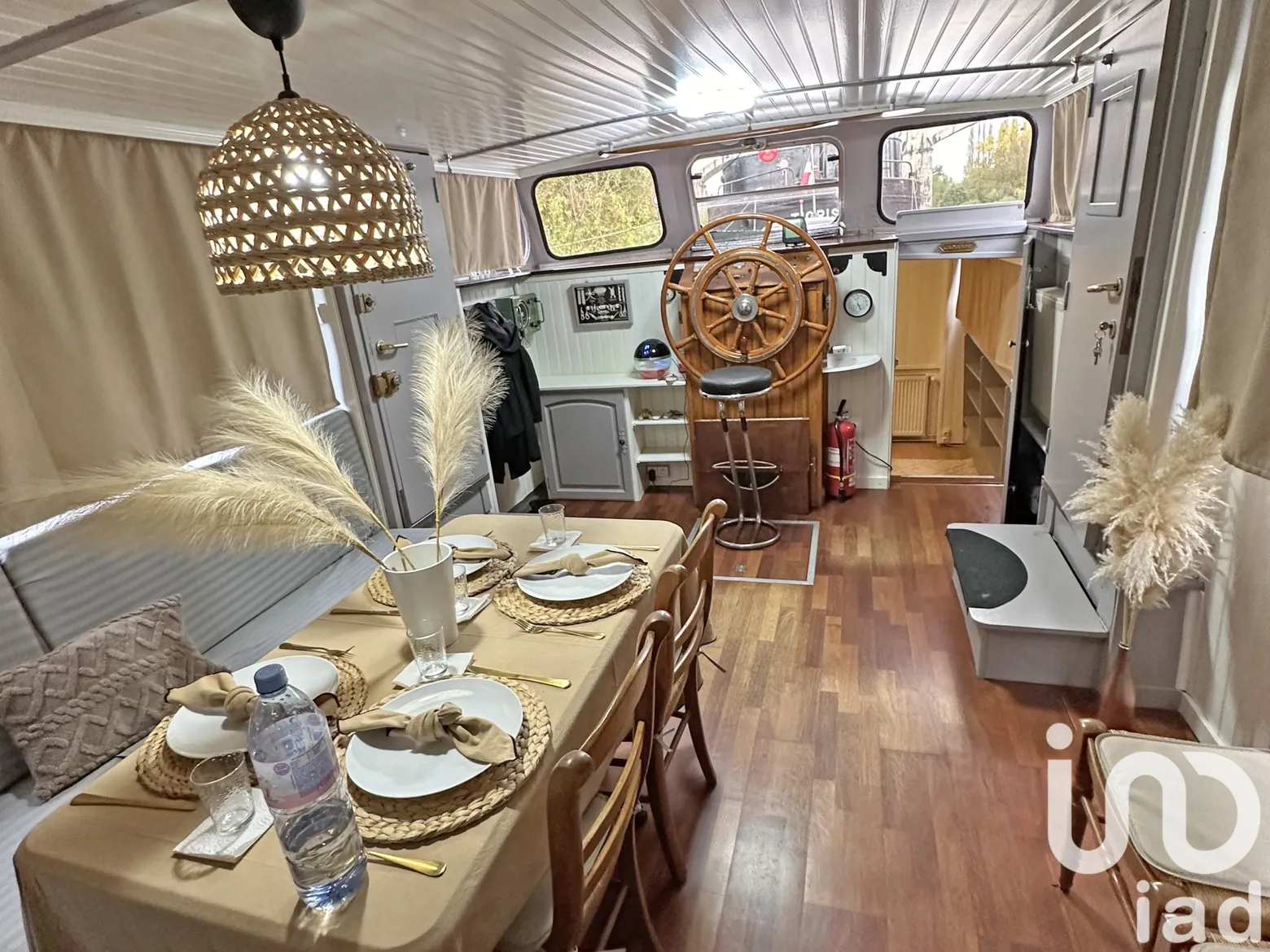 Vente appartement à Saint-Mammès (77670) : péniche 2 pièces 42 m² - 2111997 — 3