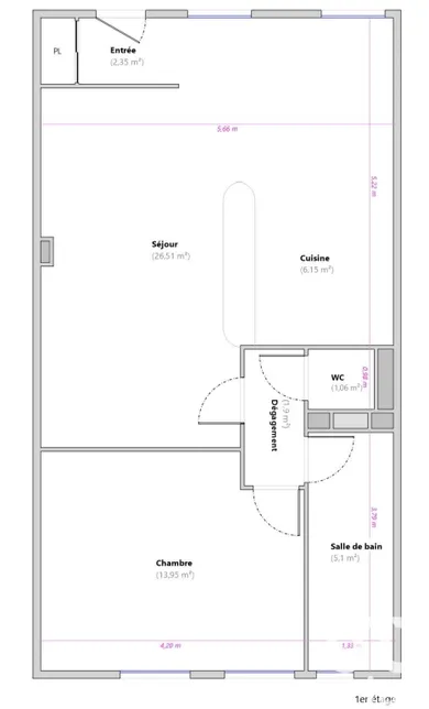 Appartement à Paris (75001)