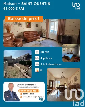 House at Saint-Quentin (02100)