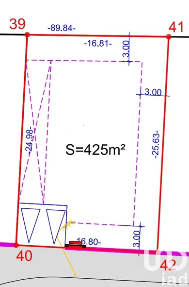 Building plot in Sérignan (34410)