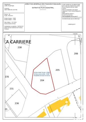 Terrain à bâtir à Saint-Mars-de-Coutais (44680)