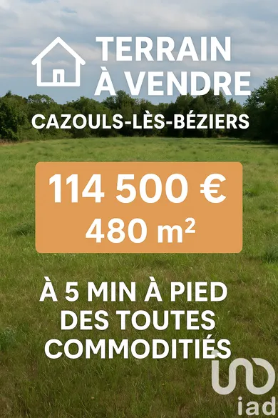 Terrain à Cazouls-lès-Béziers (34370)
