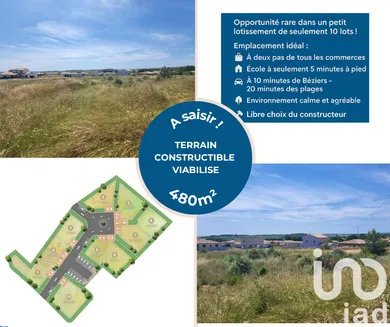 Terrain à Cazouls-lès-Béziers (34370)