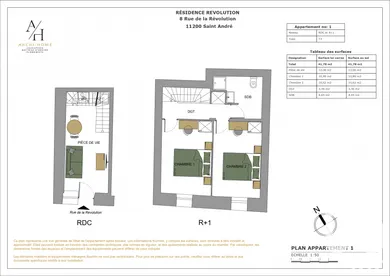 Apartment in Saint-André-de-Roquelongue (11200)