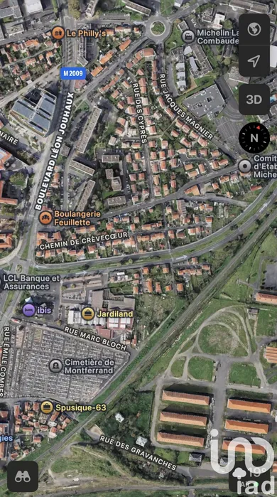 Terrain à Clermont-Ferrand (63100)