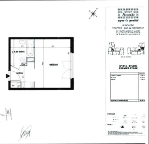 Studio à Trappes (78190)