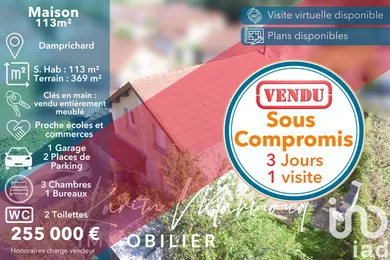 Maison à Damprichard (25450)