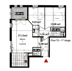Appartement à Carquefou (44470)