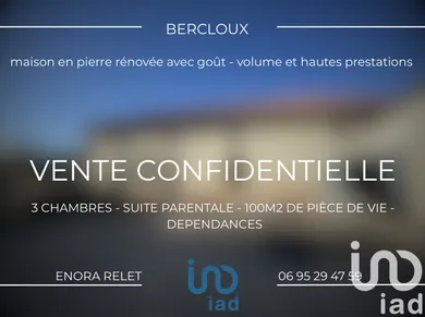 Maison à Bercloux (17770)