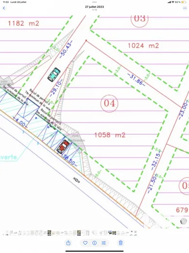 Building plot at Beziers (34500)