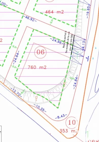 Building plot at Beziers (34500)