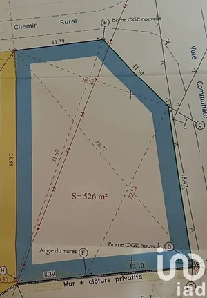 Terrain à bâtir à Guipry (35480)