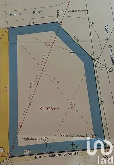 Terrain à bâtir à Guipry (35480)