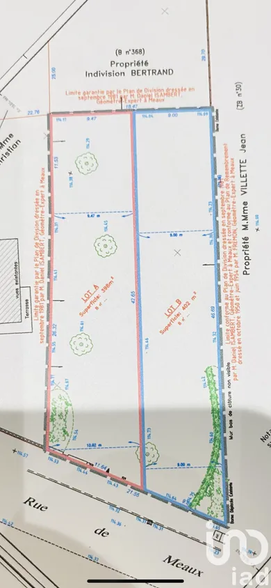 Building plot in Iverny (77165)