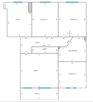 Apartment at Palaiseau (91120)