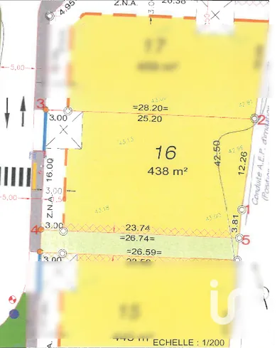 Terrain à bâtir à Vieillevigne (44116)