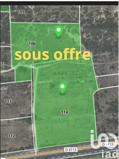 Terrain agricole  à Fontcouverte (11700)