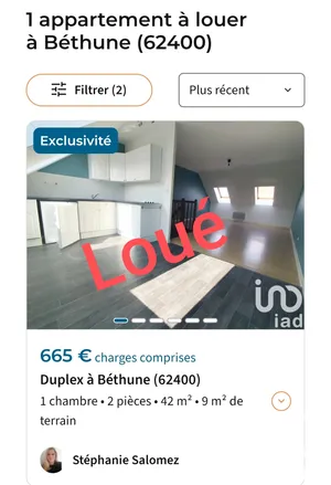 Duplex à Béthune (62400)