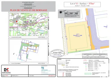 Terrain à bâtir à Hinx (40180)