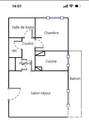Apartment at Saint-Fargeau-Ponthierry (77310)