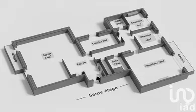 Apartment at Gennevilliers (92230)