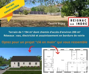 Building plot at Reignac-sur-Indre (37310)