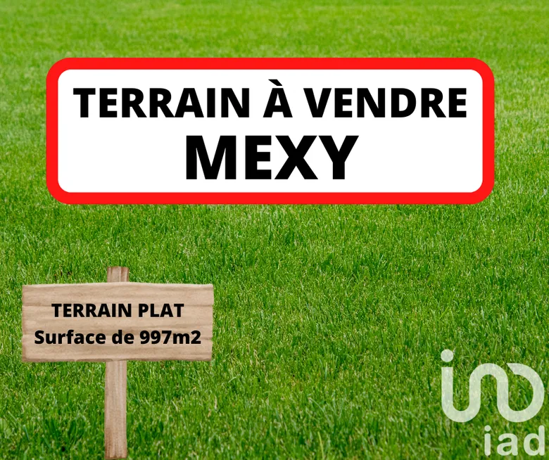 Terrain 997 m² · à Mexy · 269 000 €